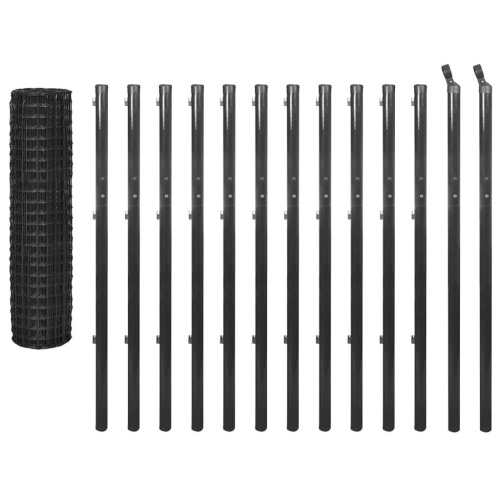 

Euro Closing Kit 25 x 1.7 m Gray Steel