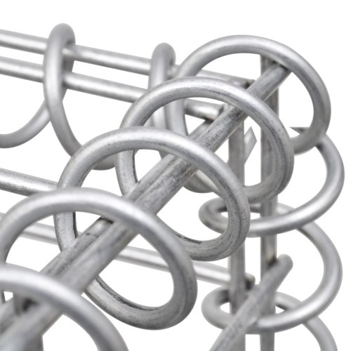 Double bin gabion frame Steel 180 x 100 x 120 cm