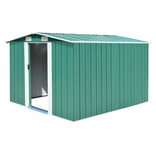 Abri de jardin 257 x 298 x 178 cm Métal Vert