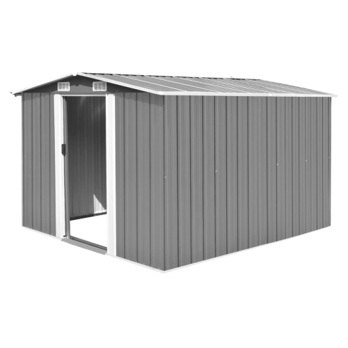 Abri de jardin 257 x 298 x 178 cm Métal Gris