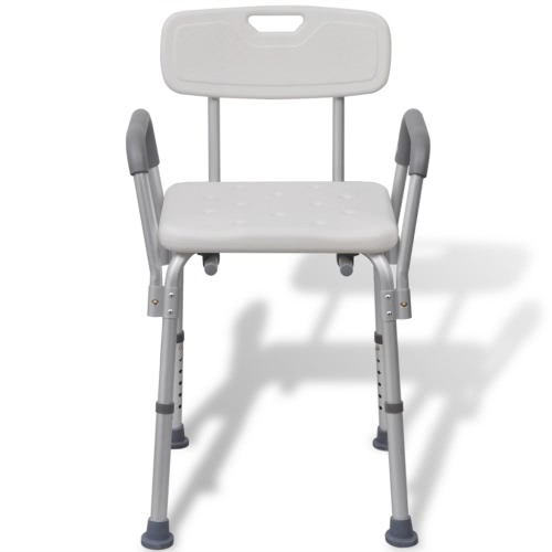 

Shower seat made of aluminum (White)
