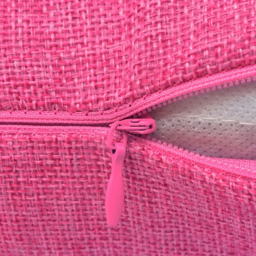 

Cushion covers 4 pieces linen look 50x50 cm pink