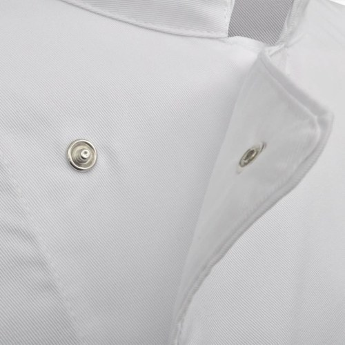 

Long sleeve chef jacket size XL white 2 pieces