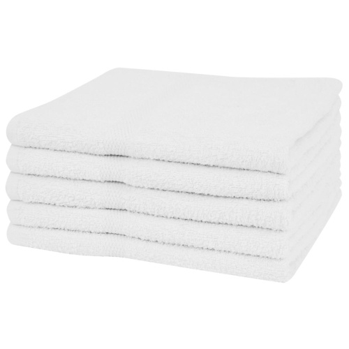 

Shower towels 5 pcs. 100% cotton 360 g / m² 70x140 white cm