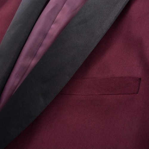 

Men's suit / tuxedo 2 pieces size 52 bordeaux