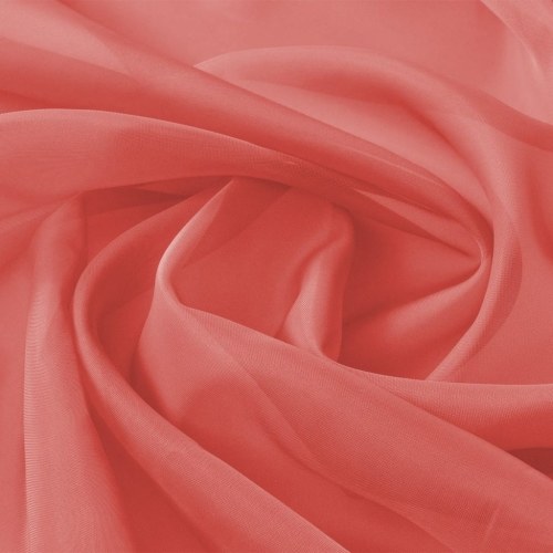 

Chiffon fabric 1,45x20 m red