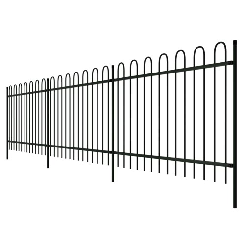 

Dekorativer Gartenzaun Zaun Bügelform 100 cm