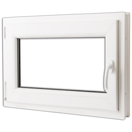 

Ventana doble acristalado PVC oscilo-batiente manilla der 800x600mm