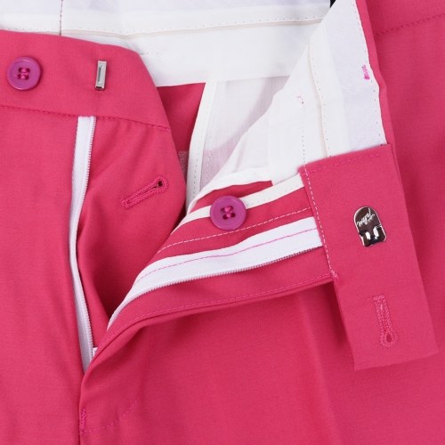 

Men Suit Two Pieces with Pink Tie Size 50