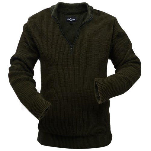 

Sweater From Work To Men Military Green Size L