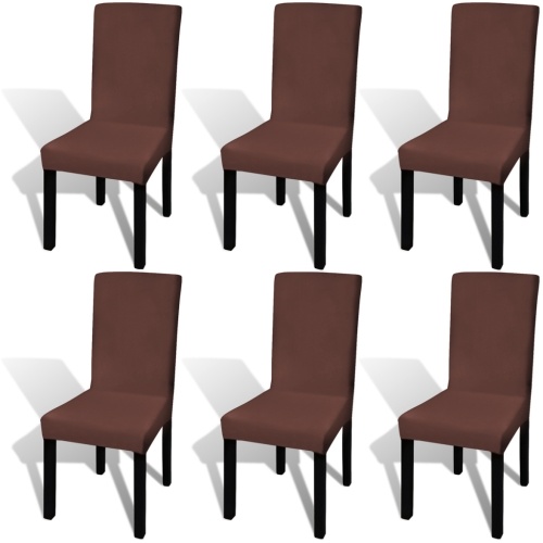 

Set 6 pieces elastic lining for brown chairs