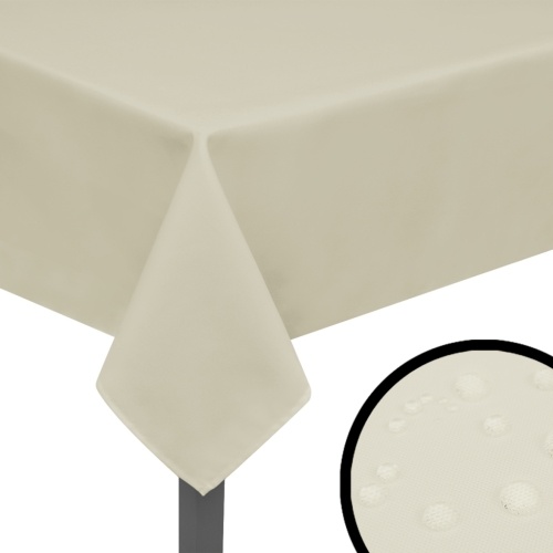 

Tablecloth 5 pcs 190x130 cm Cream