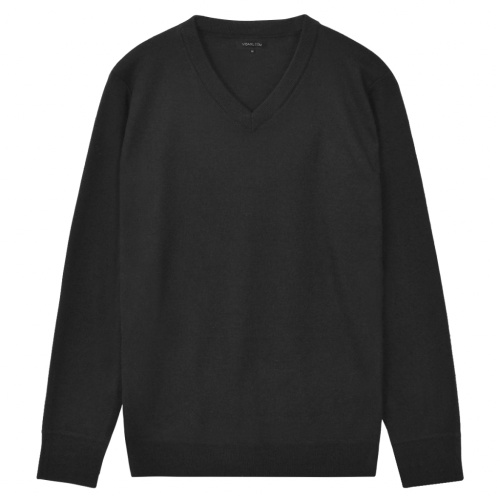 

Black V-Neck Sweater XXL