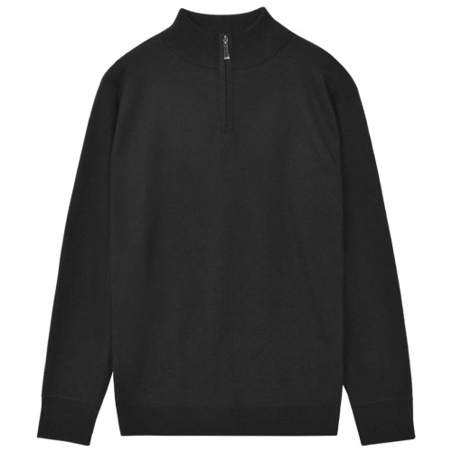 

Men's Sweater with Black Zip XXL
