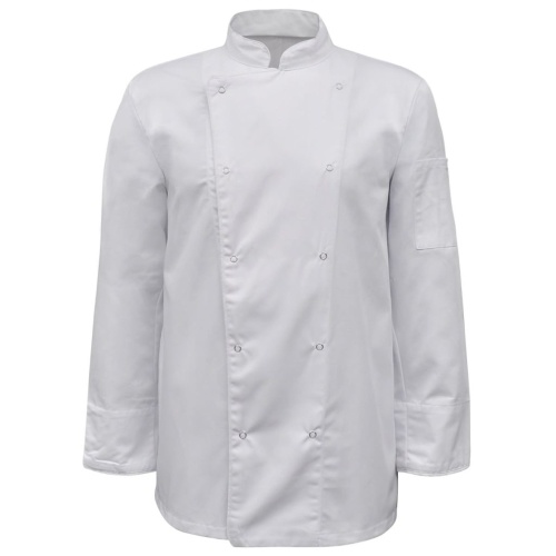 

2-piece Chef Jackets Long Sleeves Size S White