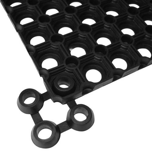 

Connectors for Mats 30 pcs. in Black Rubber