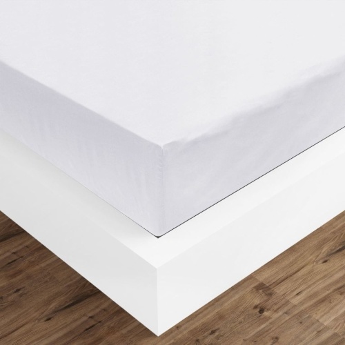 

Sheet with corners 2 pieces 180x200 cm Cotton White