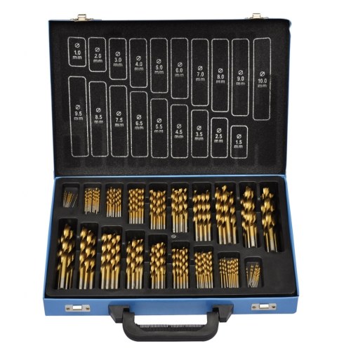 

Tips to Drill Case 170 pcs col.oro, drill accessories