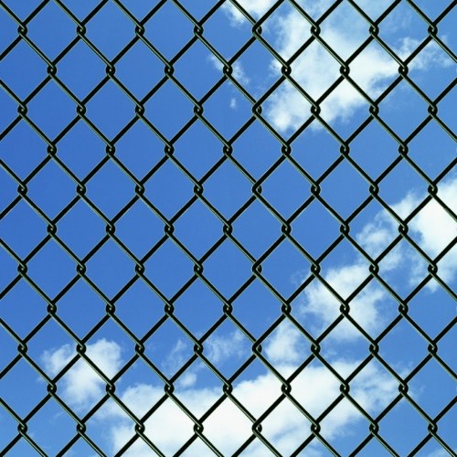 

Enclosure in metallic green net with poles and all accessories