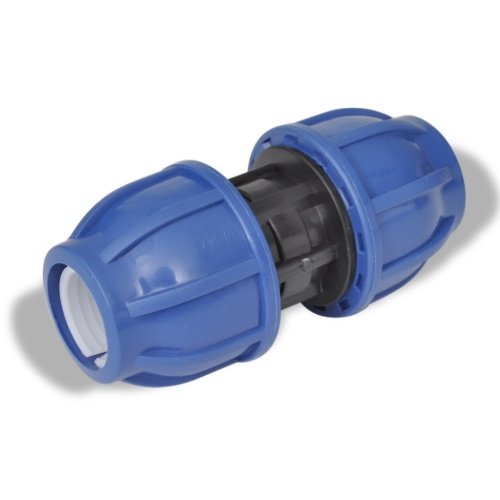 

2x straight connector for connecting hose PE 16 bars 25mm