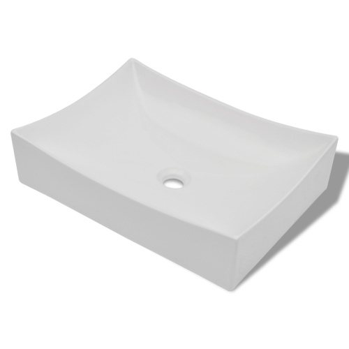 

Sink Ceramic Porcelain White Lacquered