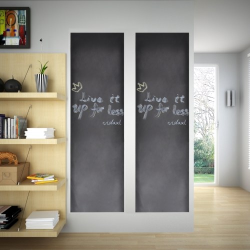 

Blackboard Wall Adhesive 0.6 x 3 m 2 Rolls with chalks