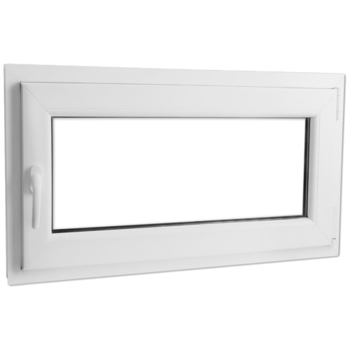 

tilt and turn window PVC handle on the left with double glazing 1000x600mm