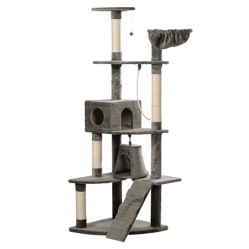 

tree cottage for Cat 191 cm Plush gray