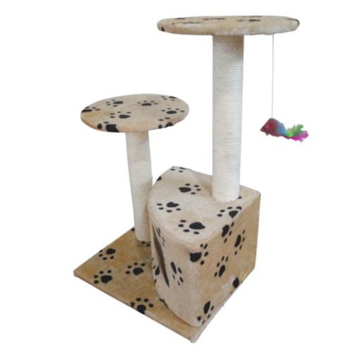 

Palo scratch beige cat with footprints