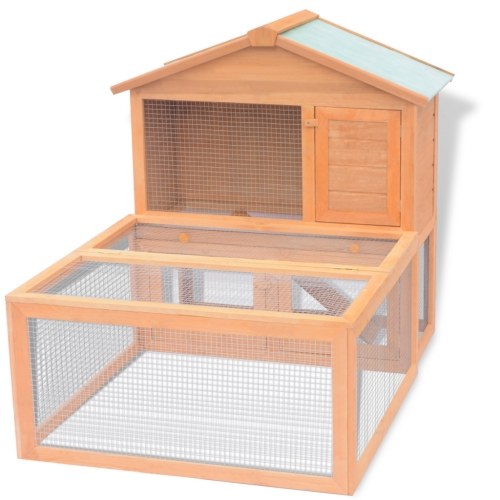 

Rabbit hutch outdoor wood