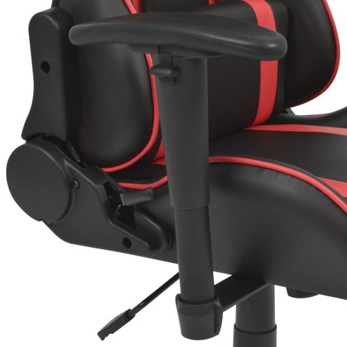 

Tilting racing office chair imitation leather red