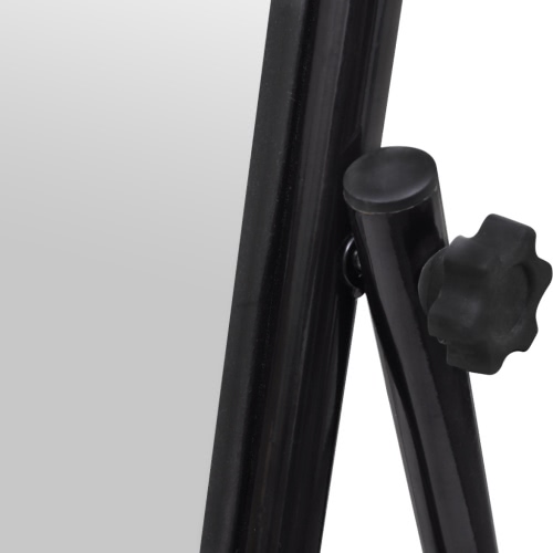 

Free Standing Floor Mirror Full Length Rectangular Black