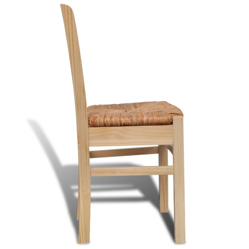 

2 pcs Natural Varnish Wooden Dinning Chair