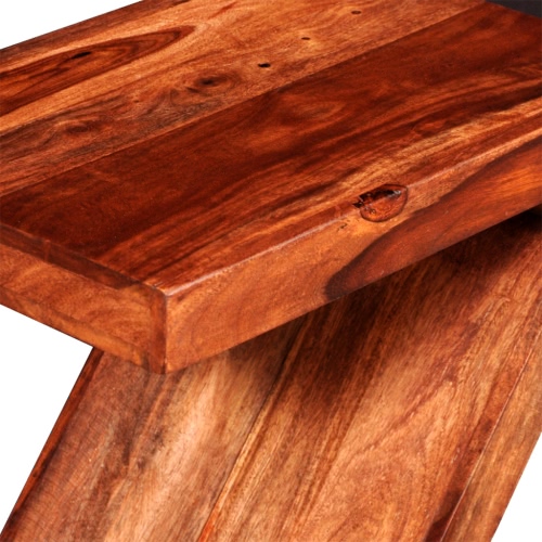 

Sheesham Solid Wood Z-shaped Side Table