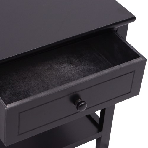 

bedside Wood Black