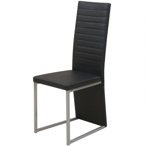 

5 pcs. Dining room furniture Black