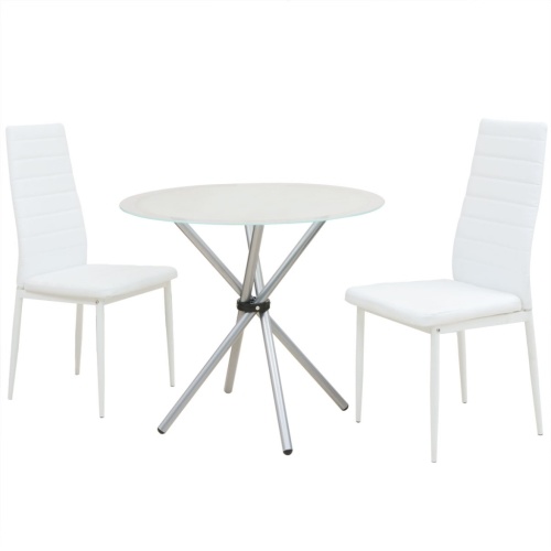 

3 pcs. Cutlery dining table with chairs