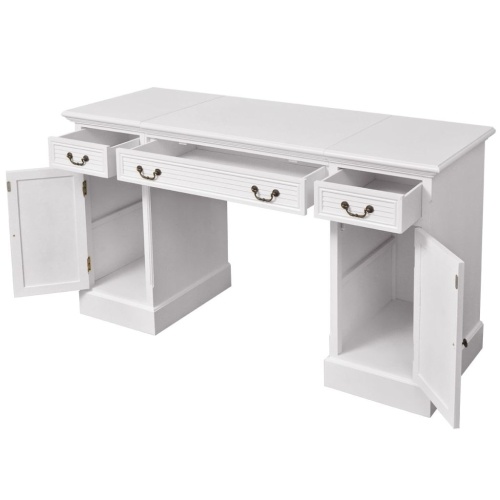 

Desk Secretary White 140 x 48 x 80 cm