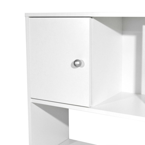 

Desk with shelf 114 x 60 x 145 cm white