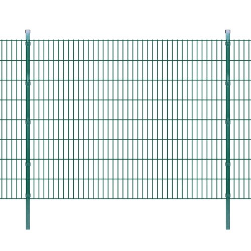 

double rod Matt fence garden fence & post 2008x1630 mm 8 m green