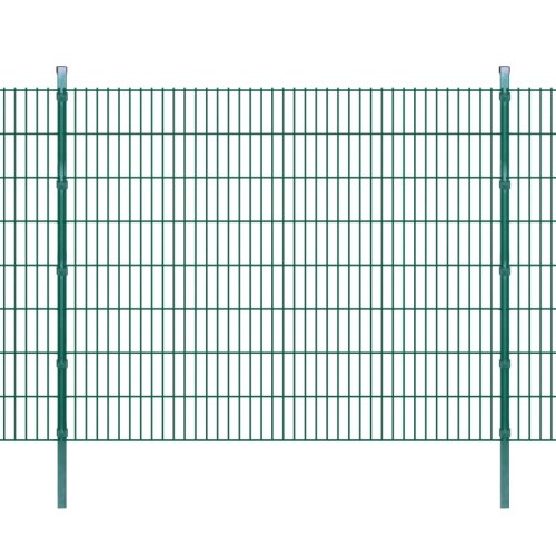 

double rod Matt fence garden fence & post 2008x1630 mm 12 m green