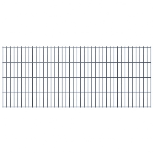 

double rod Matt fence garden fence 2008x830 mm 6 m gray