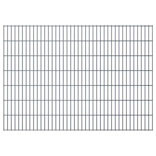 double rod Matt fence garden fence 2008x1430 mm 34 m gray