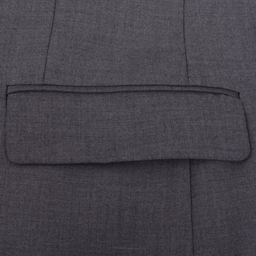 

2 pcs. Business suit for men with extra trousers Gray Gr. 48