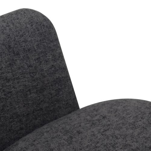 

Dining Chairs 4 pcs Fabric Dark Grey
