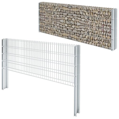 

Double pole fence Gabion fence set 2008x830 mm 4 m Galvanized