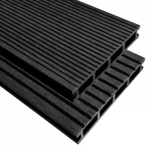 

WPC decking with accessories 16 m² 2.2 m anthracite