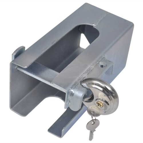 Anti-vol Accouplement de remorque Hitch avec serrure disque 110 x 110 mm