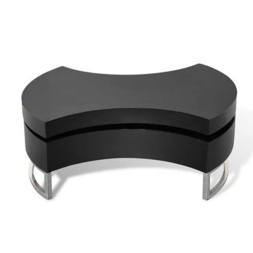 

Журнальный столик Форма регулируемой High Gloss Black