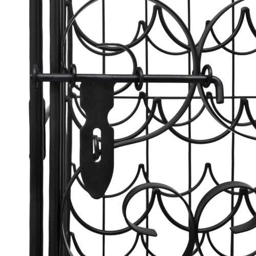 

Metal Wine Cabinet Rack Wine Stand for 35 Bottles
